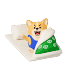 デカ動く 3D猛コーギー silent（個別スタンプ：19）