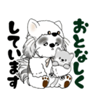 B＆W シーズー犬 2025 「猫をかぶりました」（個別スタンプ：31）