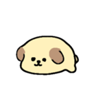 コロンとしたゆるかわ犬（個別スタンプ：1）