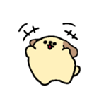 コロンとしたゆるかわ犬（個別スタンプ：6）