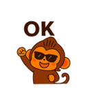 豆柴猿スタンプ（個別スタンプ：21）