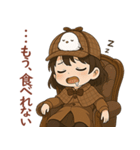 女の子と小鳥 可愛らしい探偵（個別スタンプ：14）