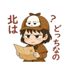 女の子と小鳥 可愛らしい探偵（個別スタンプ：19）