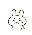 ふんわりうさぎのきもち便@SFW（個別スタンプ：2）