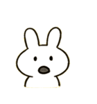 ふんわりうさぎのきもち便@SFW（個別スタンプ：4）