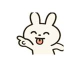 ふんわりうさぎのきもち便@SFW（個別スタンプ：6）