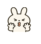 ふんわりうさぎのきもち便@SFW（個別スタンプ：7）