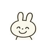 ふんわりうさぎのきもち便@SFW（個別スタンプ：9）