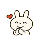 ふんわりうさぎのきもち便@SFW（個別スタンプ：15）