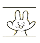 イカれうさぎのぶっとび日常@SFW（個別スタンプ：5）