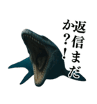⚫モササウルス3【毎日使える恐竜シリーズ】（個別スタンプ：10）