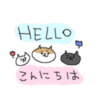 和英表記のねこねーこ（個別スタンプ：2）