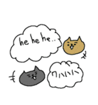 和英表記のねこねーこ（個別スタンプ：34）