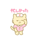 毎日使える！ナースにゃんこ（個別スタンプ：27）