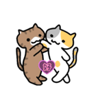 ねこねこの住む家（個別スタンプ：17）