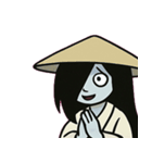 じっと見てくるお岩さん@SFW（個別スタンプ：1）