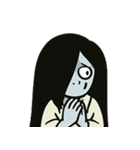 じっと見てくるお岩さん@SFW（個別スタンプ：2）