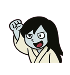 じっと見てくるお岩さん@SFW（個別スタンプ：5）