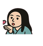 お岩さんのうらみぶつけ便@SFW（個別スタンプ：16）