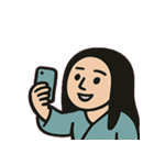 お岩さんのうらめし劇場@SFW（個別スタンプ：1）