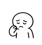 のっぺらぼうの無表情ボヤき便@SFW（個別スタンプ：2）