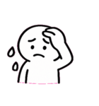 のっぺらぼうの無表情ボヤき便@SFW（個別スタンプ：5）