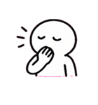 のっぺらぼうの無表情ボヤき便@SFW（個別スタンプ：7）