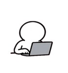 のっぺらぼうの無表情ボヤき便@SFW（個別スタンプ：9）