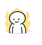 のっぺらぼうの無言パンチ便@SFW（個別スタンプ：3）