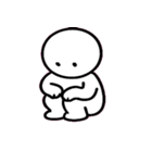 のっぺらぼうの無言パンチ便@SFW（個別スタンプ：5）