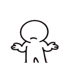 のっぺらぼうの無言パンチ便@SFW（個別スタンプ：6）