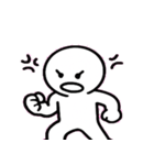 のっぺらぼうの無言パンチ便@SFW（個別スタンプ：7）