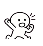 のっぺらぼうの無言パンチ便@SFW（個別スタンプ：12）