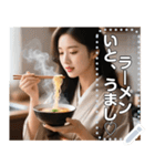【ラーメン大好きお姉さん】（個別スタンプ：11）
