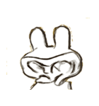 イカれたうさぎのカオス劇場@SFW（個別スタンプ：4）