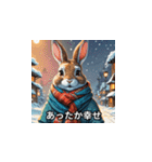あったか冬のゆるかわアニマルズ（個別スタンプ：6）