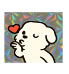 ホロきらマルチーズのおすまし日和@SFW（個別スタンプ：8）