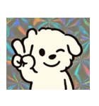 ホロきらマルチーズのおすまし日和@SFW（個別スタンプ：11）