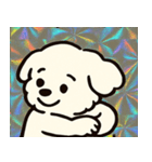 ホロきらマルチーズのおすまし日和@SFW（個別スタンプ：12）