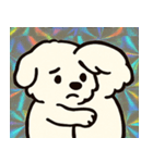 ホロきらマルチーズのおすまし日和@SFW（個別スタンプ：15）