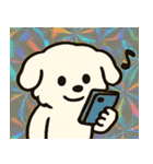 ホロきらマルチーズのおすまし日和@SFW（個別スタンプ：27）