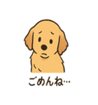 ゴールデンとおともだち（個別スタンプ：5）