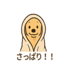 ゴールデンとおともだち（個別スタンプ：8）