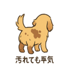 ゴールデンとおともだち（個別スタンプ：11）
