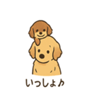 ゴールデンとおともだち（個別スタンプ：16）