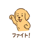 ゴールデンとおともだち（個別スタンプ：21）