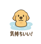 ゴールデンとおともだち（個別スタンプ：36）