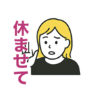 片頭痛はつらいの（個別スタンプ：29）