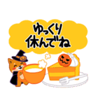柴犬「ムサシ」63 ハロウィン（個別スタンプ：17）