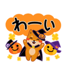柴犬「ムサシ」63 ハロウィン（個別スタンプ：36）